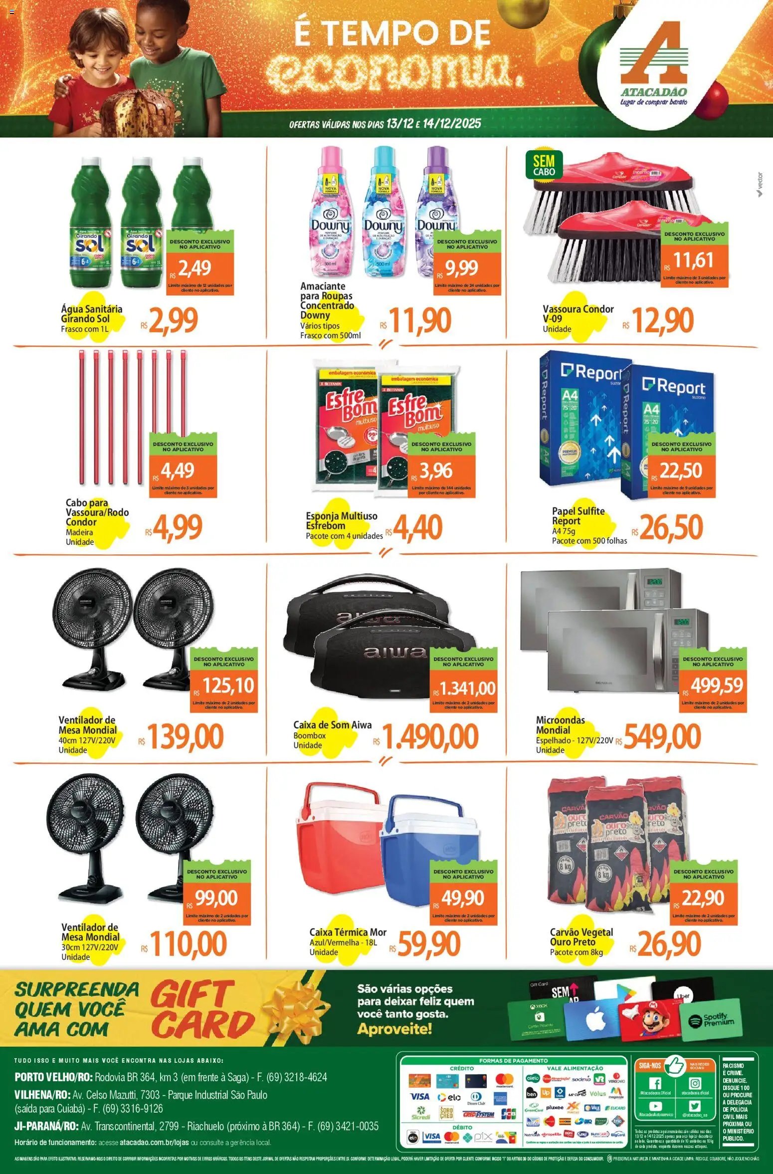 Atacadão folheto a partir de 13/12/2025 Ofertas - RO (2025-12-13 - 2025-12-14)