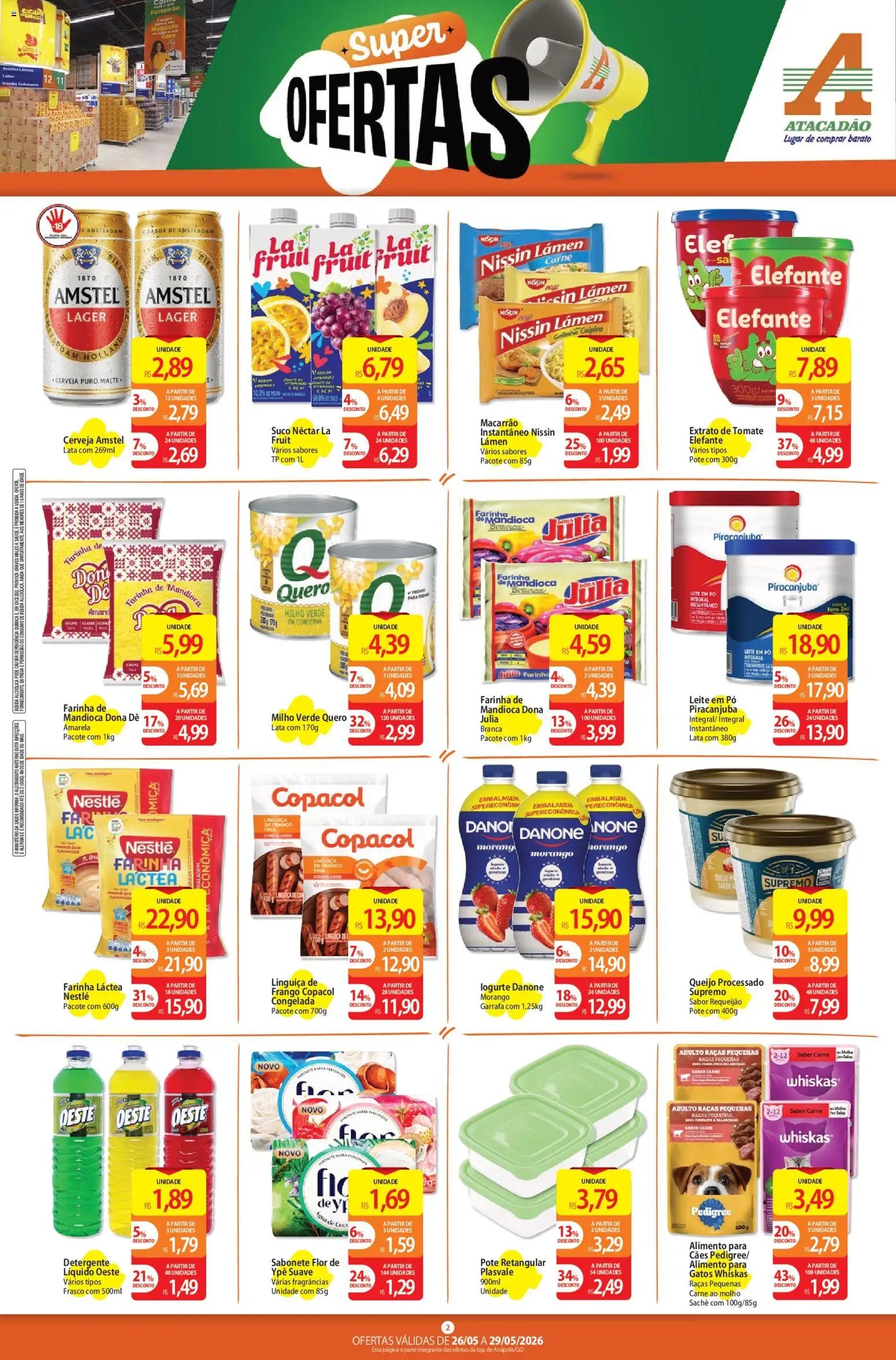Atacadão folheto a partir de 26/05/2026 Atacadão ofertas - GO (2026-05-26 - 2026-05-29)