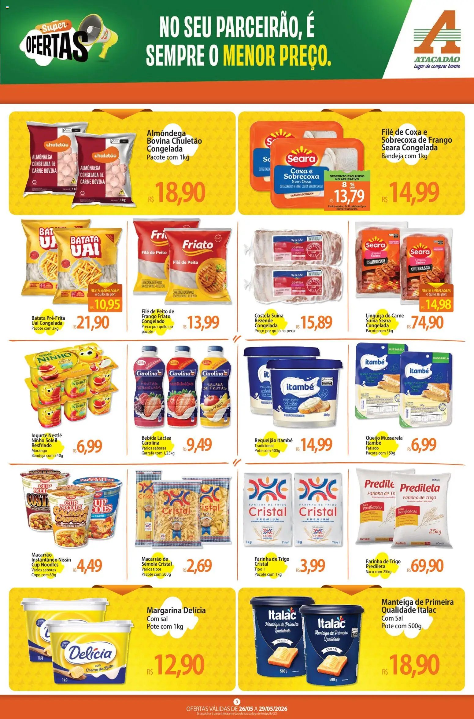 Atacadão folheto a partir de 26/05/2026 Atacadão ofertas - GO (2026-05-26 - 2026-05-29)
