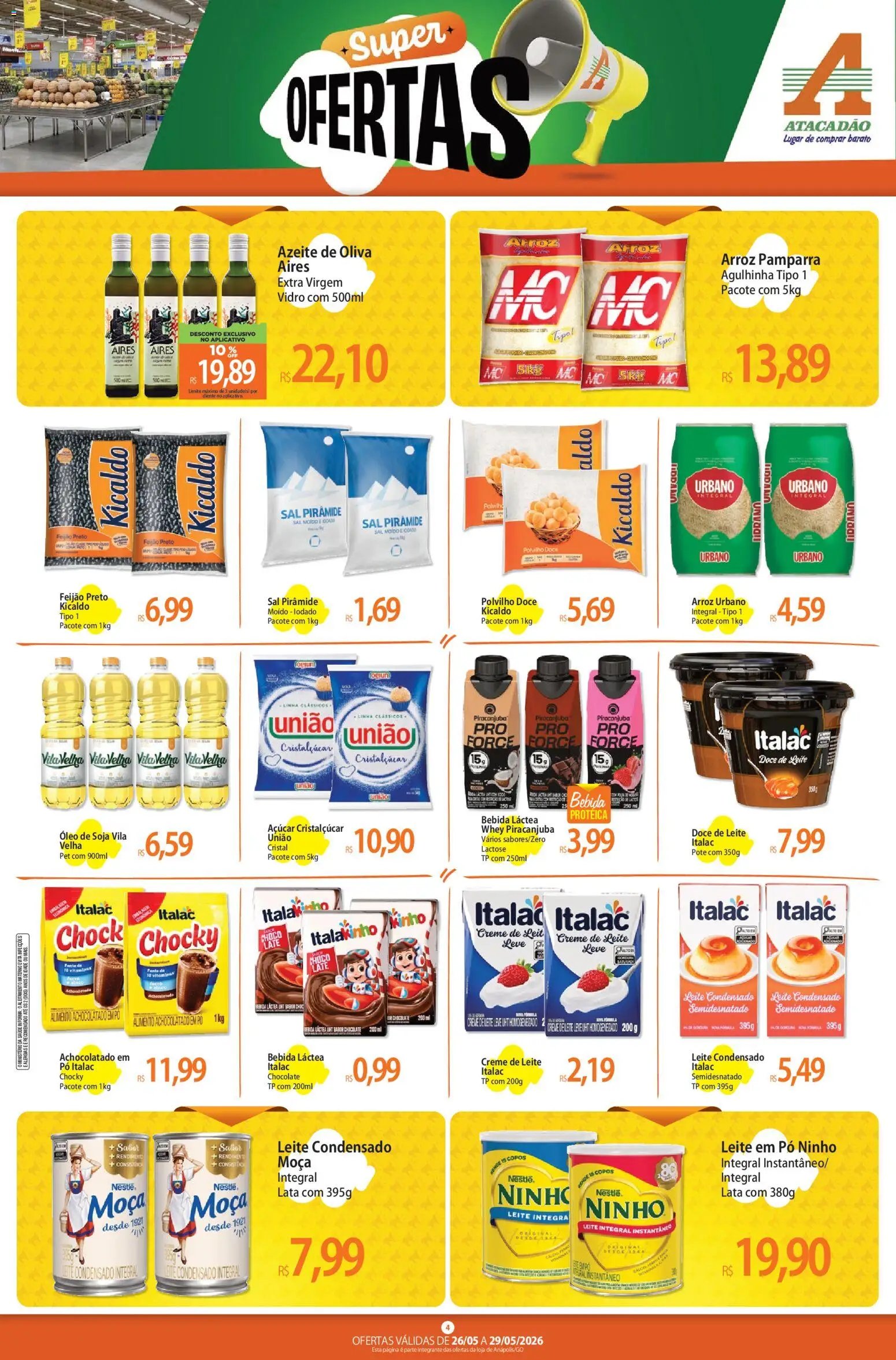 Atacadão folheto a partir de 26/05/2026 Atacadão ofertas - GO (2026-05-26 - 2026-05-29)