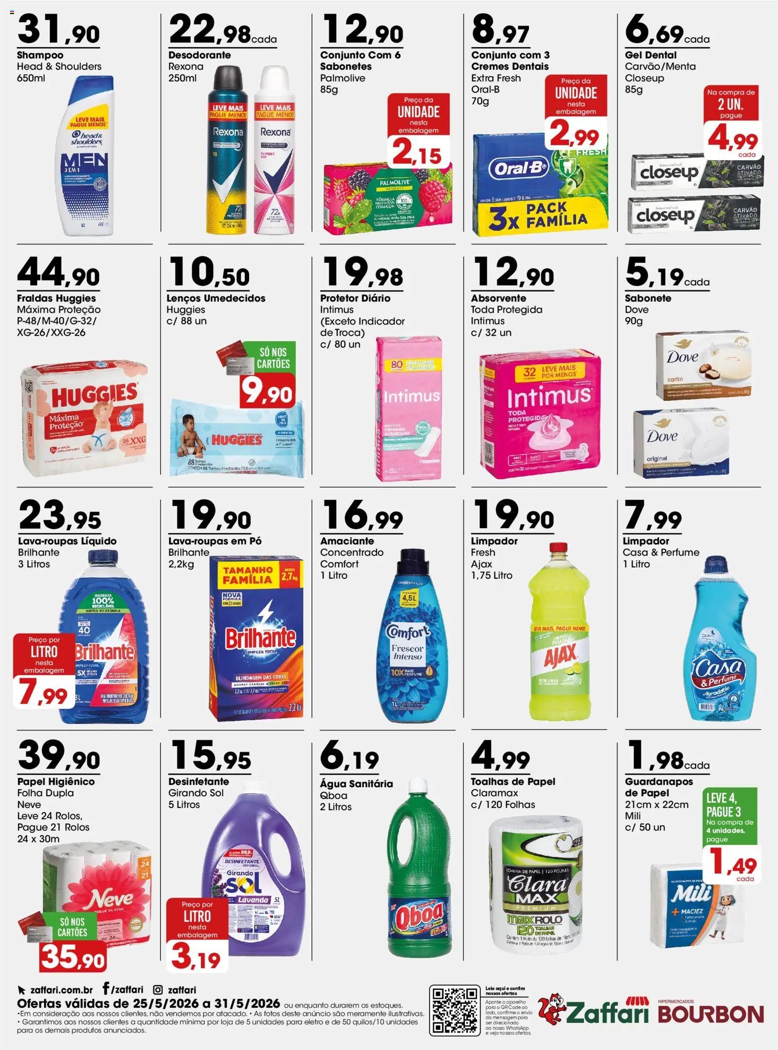 Zaffari folheto a partir de 25/05/2026 Zaffari ofertas - RS (2026-05-25 - 2026-05-31)