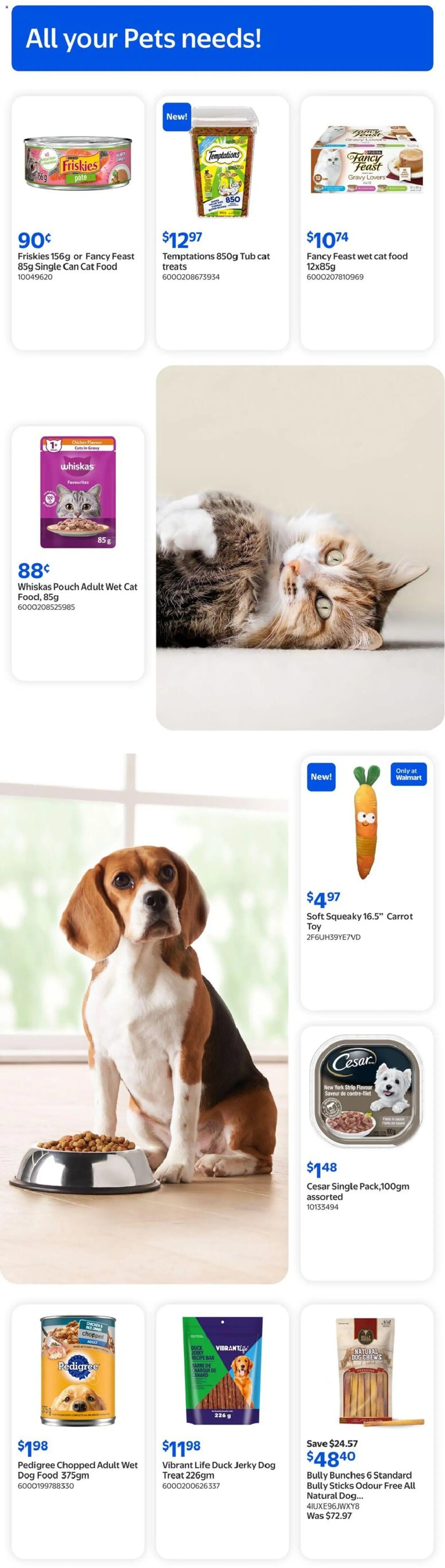 Walmart flyer from 30.04.2026 Walmart flyer - The Pet Event (2026-04-30 - 2026-05-27) | 4