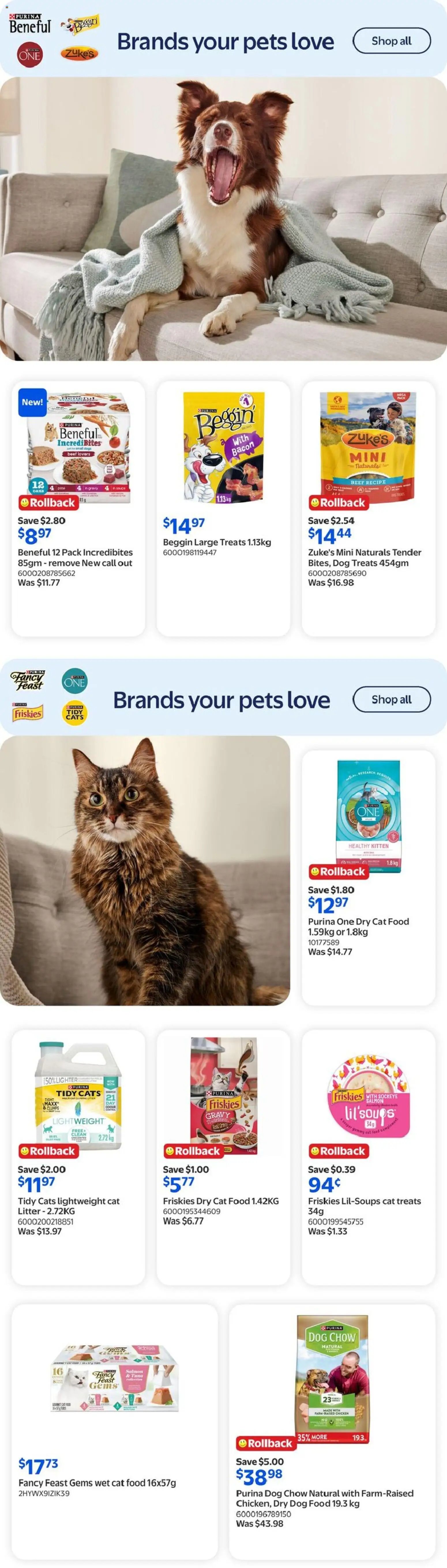 Walmart flyer from 30.04.2026 Walmart flyer - The Pet Event (2026-04-30 - 2026-05-27) | 5