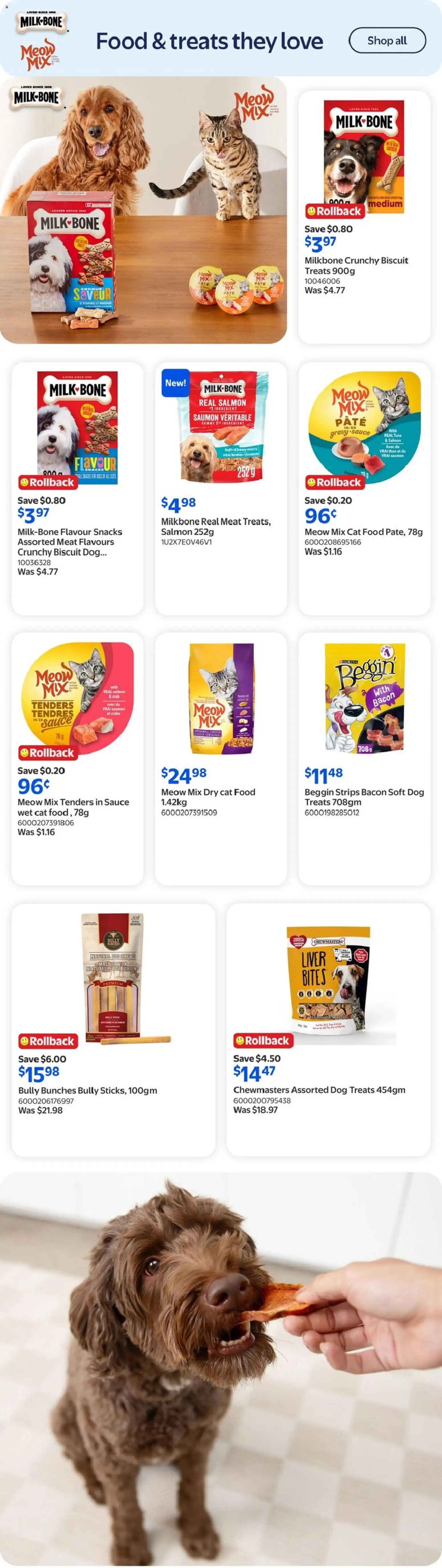 Walmart flyer from 30.04.2026 Walmart flyer - The Pet Event (2026-04-30 - 2026-05-27) | 7