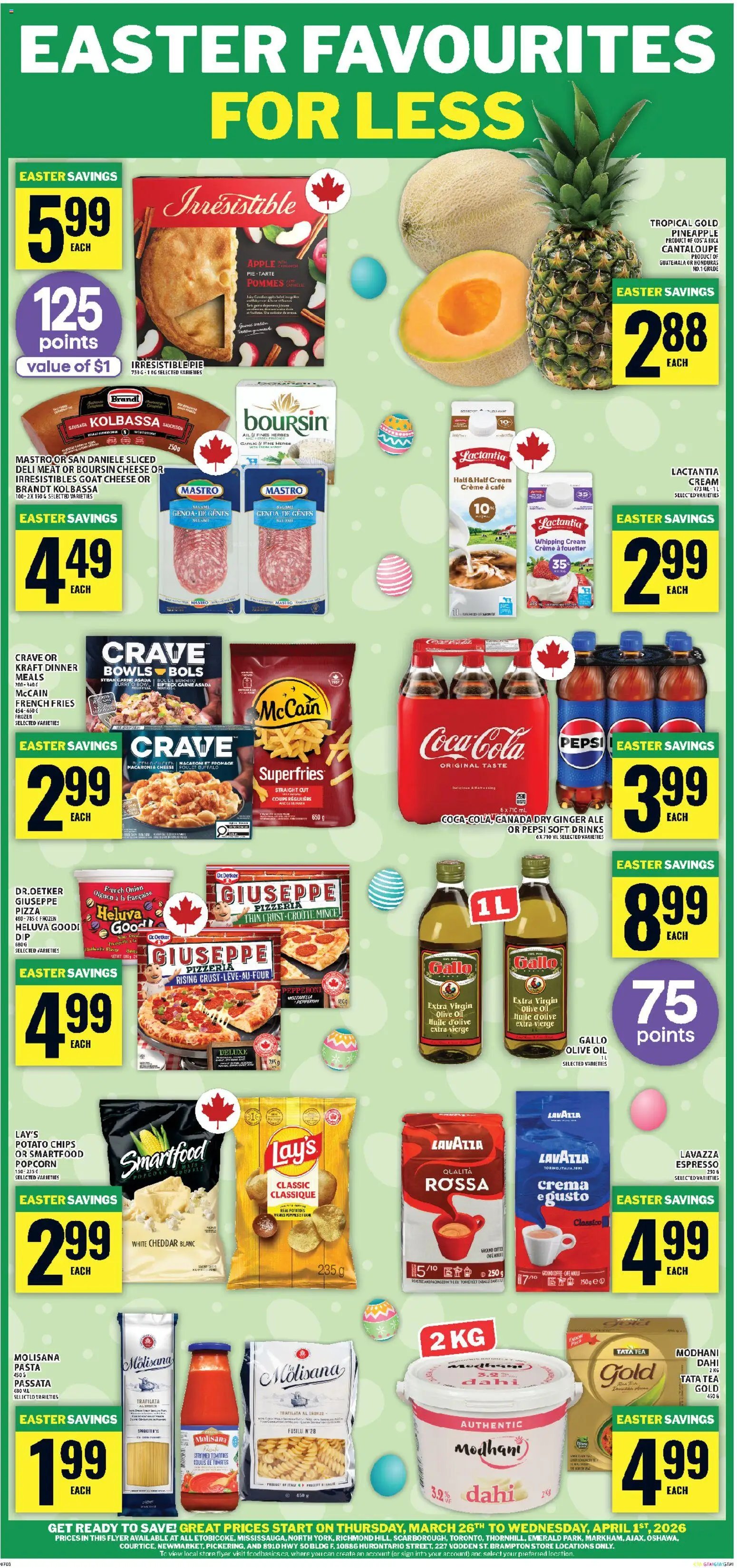 Food Basics flyer from 26.03.2026 Food Basics weekly flyer - Ajax