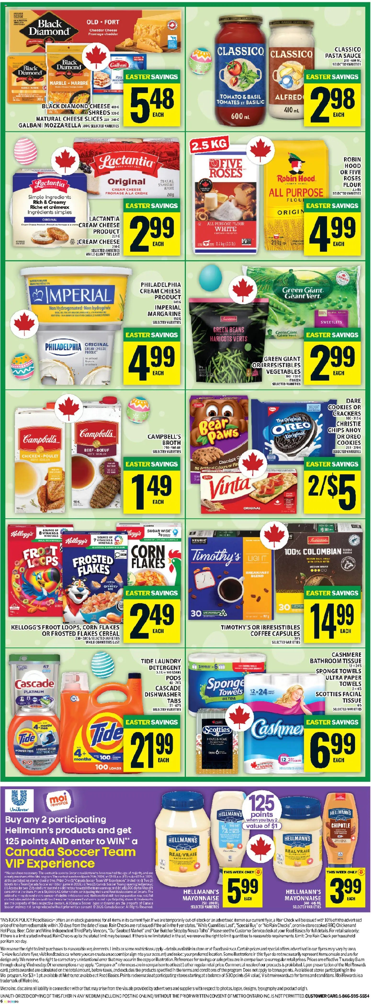 Food Basics flyer from 26.03.2026 Food Basics weekly flyer - Ancaster