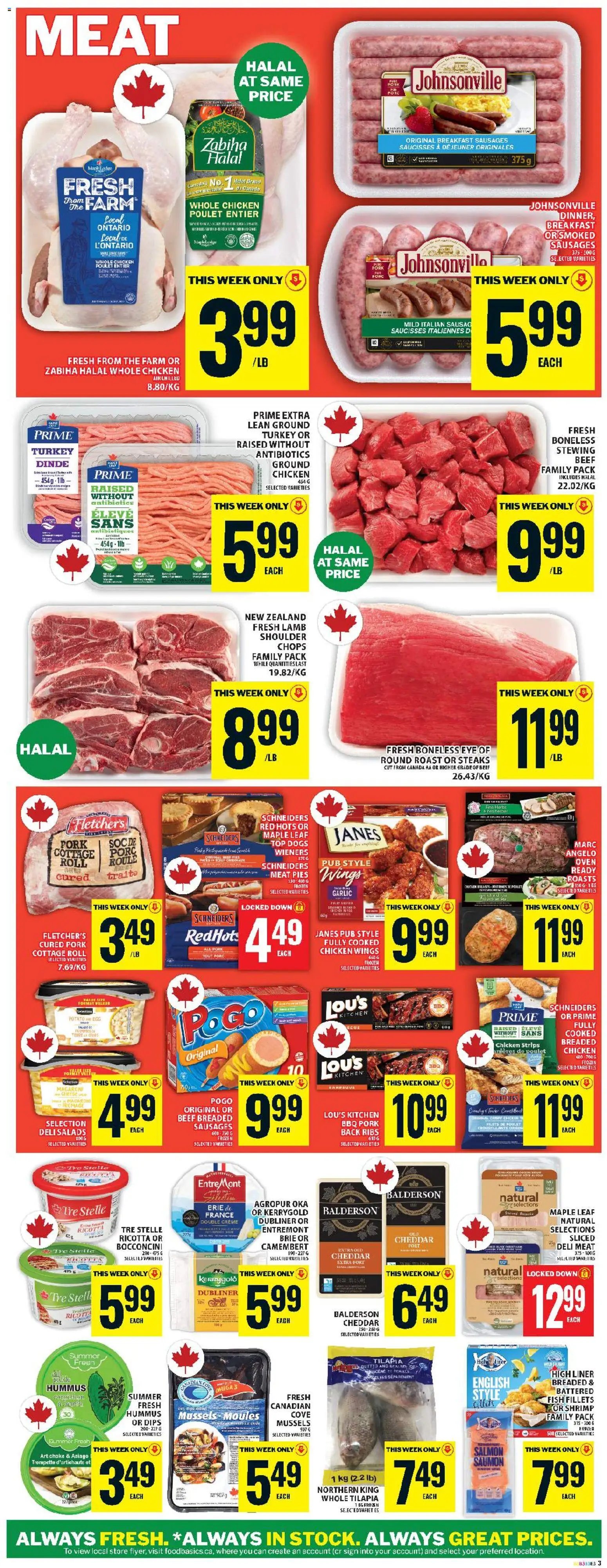Food Basics flyer from 26.03.2026 Food Basics weekly flyer - Ancaster