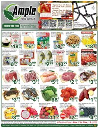 Ample Food Market flyer from 07.11.2025 Weekly flyer Toronto York (2025-11-07 - 2025-11-13)