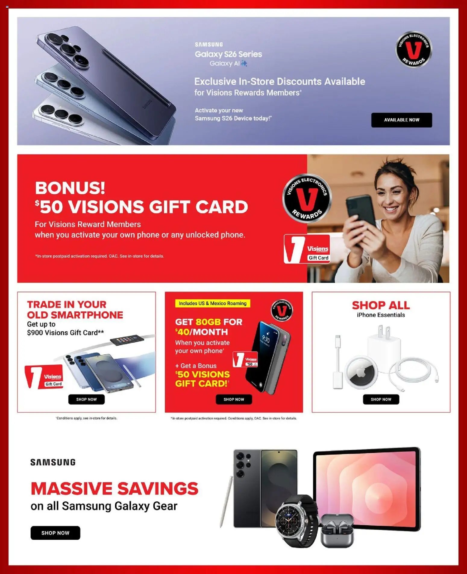 Visions flyer from 20.03.2026 Visions weekly flyer / circulaire