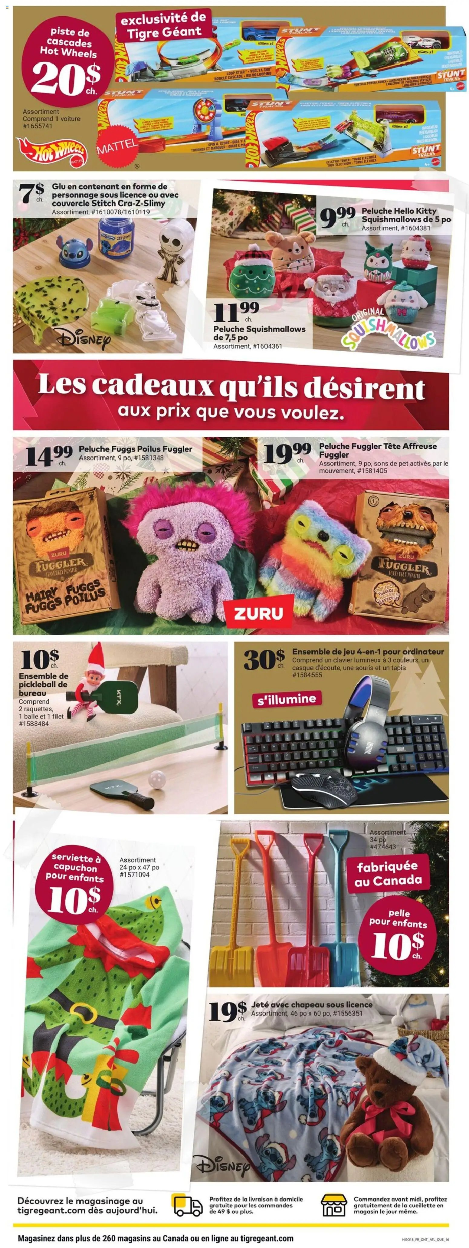 Giant Tiger flyer from 03.12.2025 Circulaire (2025-12-03 - 2025-12-09) | 18