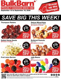 Bulk Barn flyer from 10.09.2026 Bulk Barn weekly flyer / circulaire