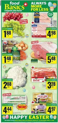 Food Basics flyer from 26.03.2026 Food Basics weekly flyer - Cornwall