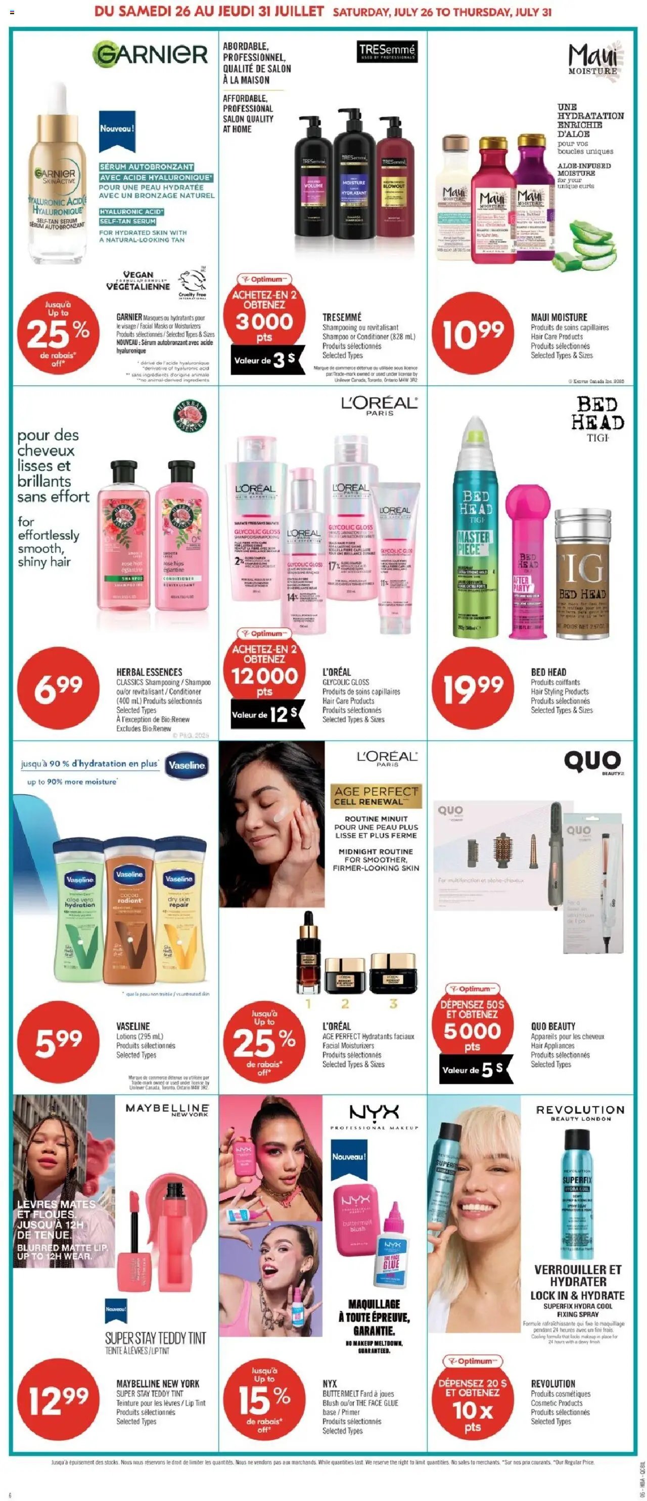 Pharmaprix flyer from 26.07.2025 Weekly flyer / circulaire