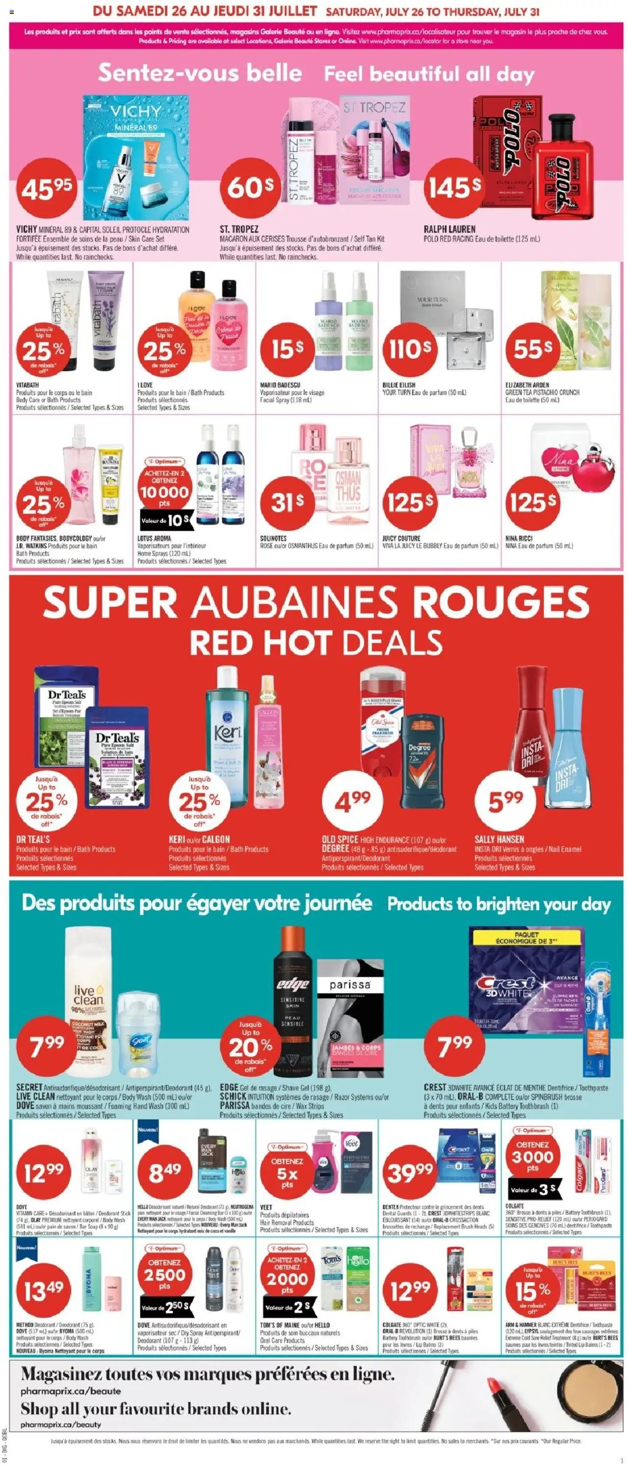 Pharmaprix flyer from 26.07.2025 Weekly flyer / circulaire
