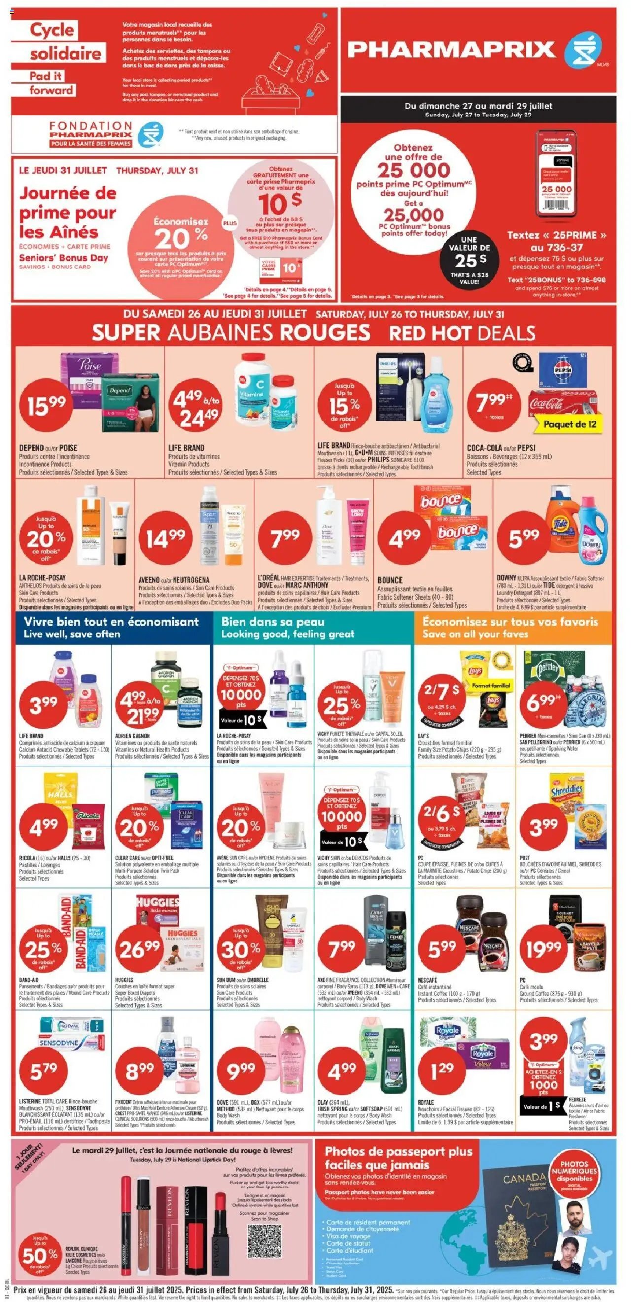 Pharmaprix flyer from 26.07.2025 Weekly flyer / circulaire