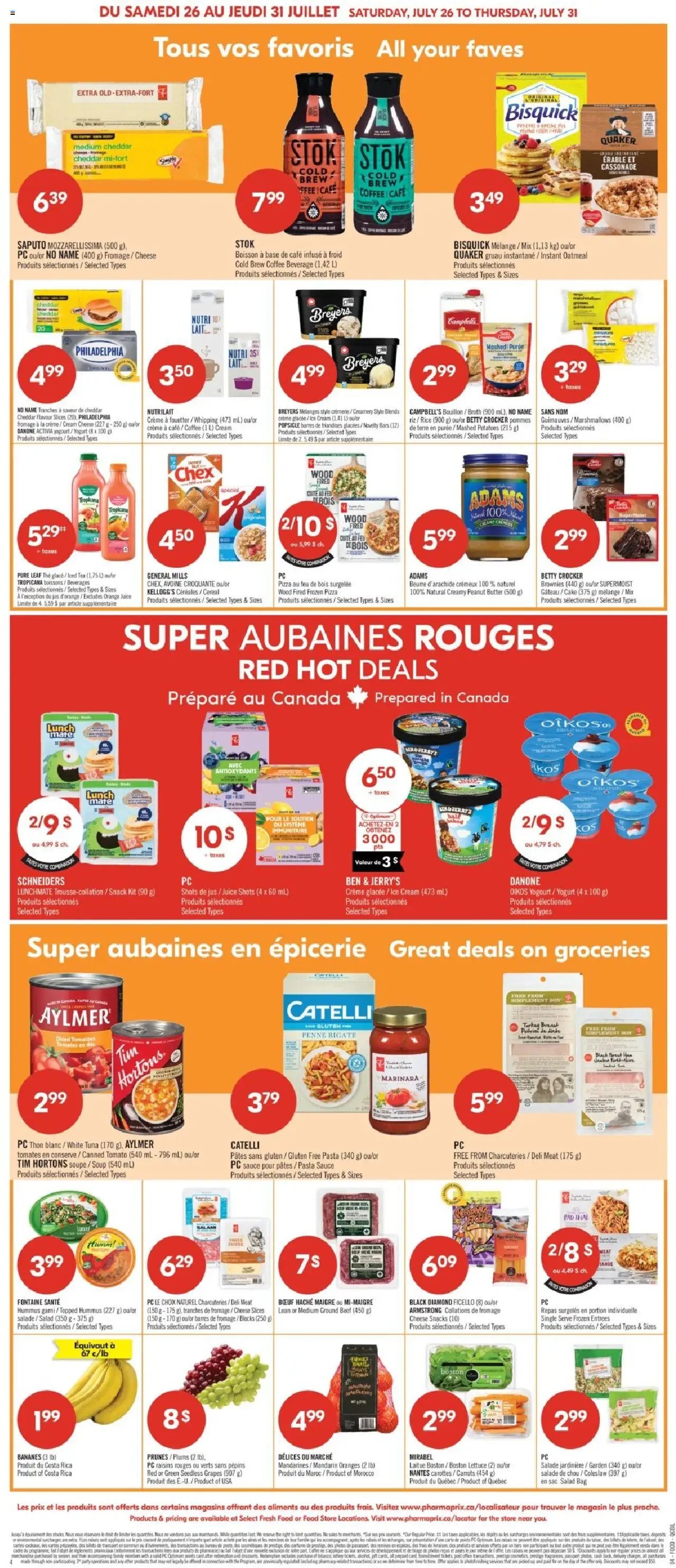 Pharmaprix flyer from 26.07.2025 Weekly flyer / circulaire
