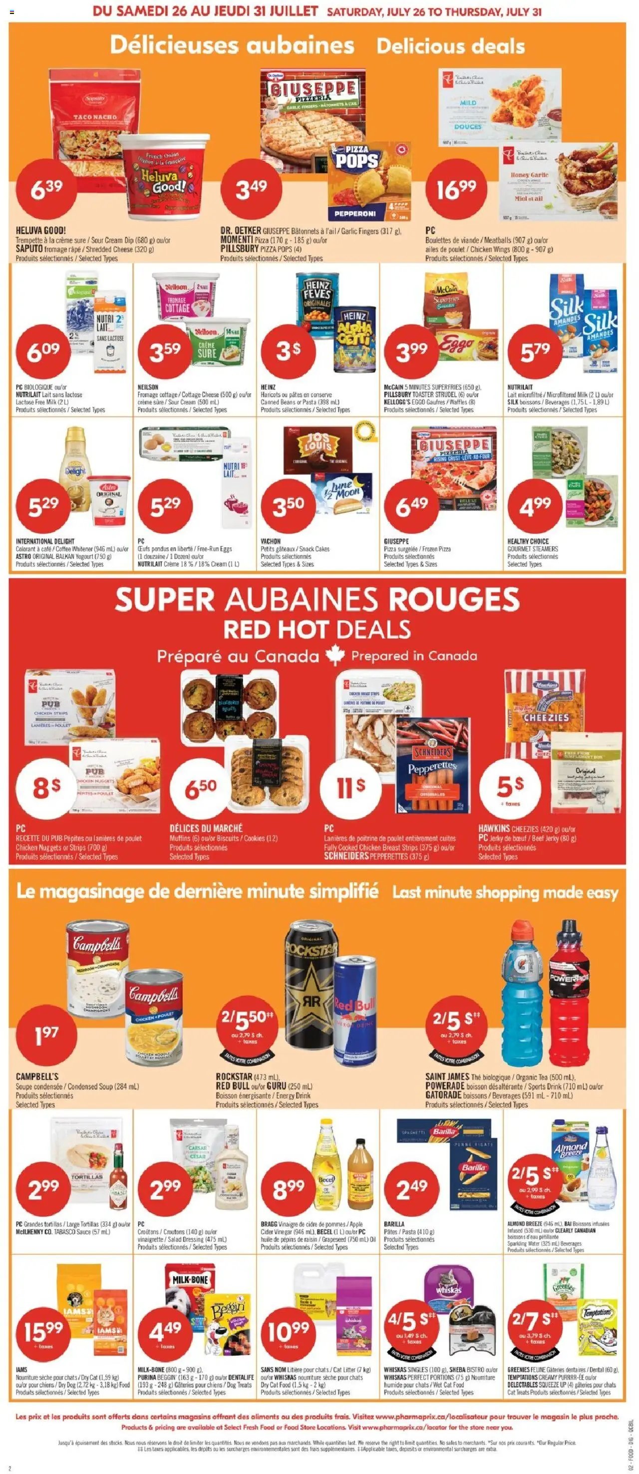 Pharmaprix flyer from 26.07.2025 Weekly flyer / circulaire