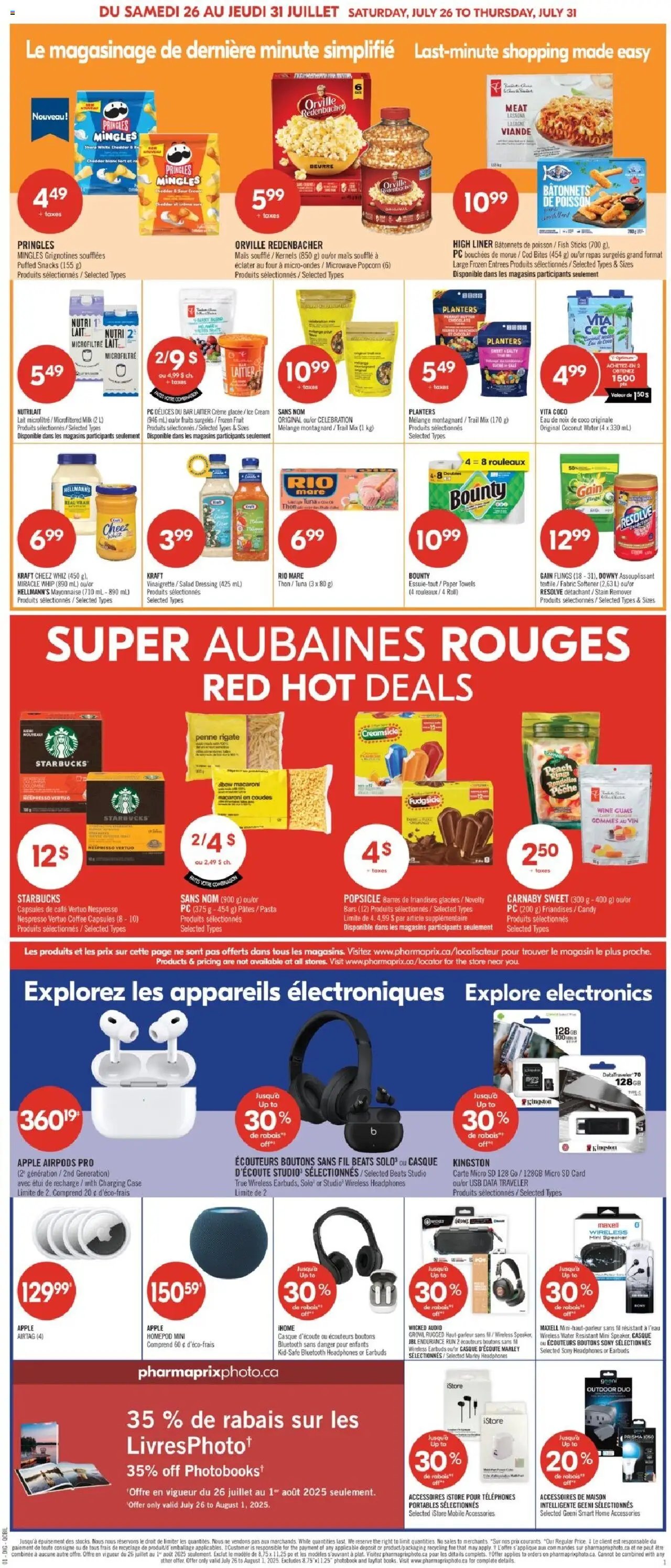 Pharmaprix flyer from 26.07.2025 Weekly flyer / circulaire