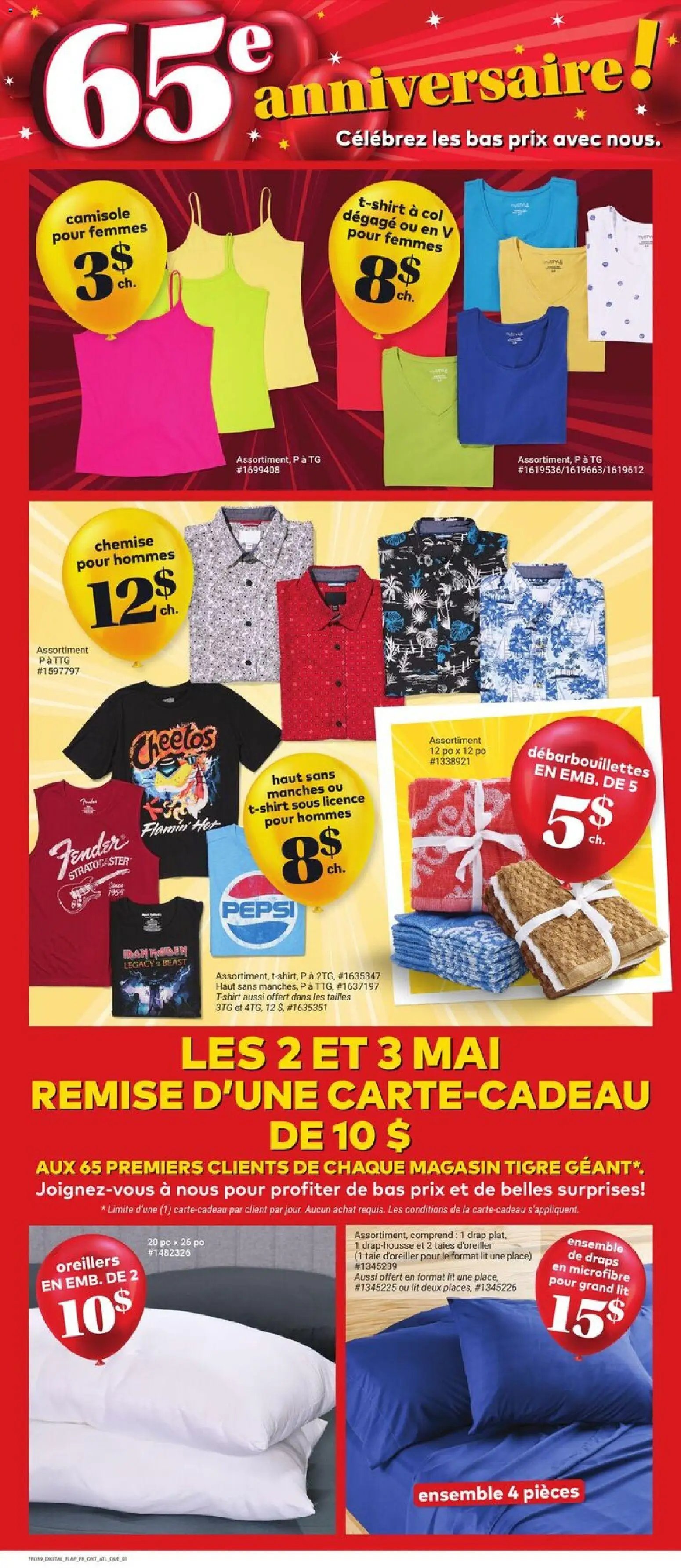 Giant Tiger flyer from 29.04.2026 Giant Tiger Circulaire