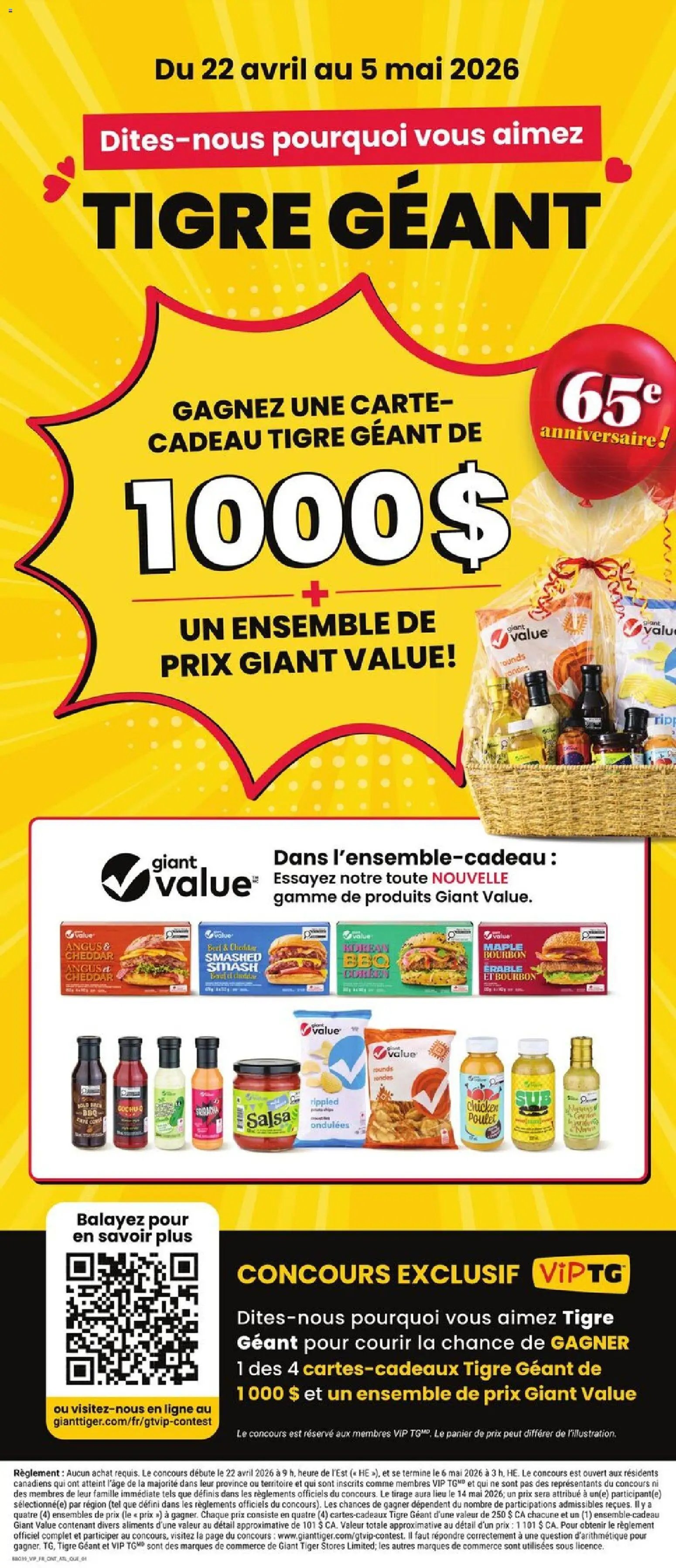 Giant Tiger flyer from 29.04.2026 Giant Tiger Circulaire