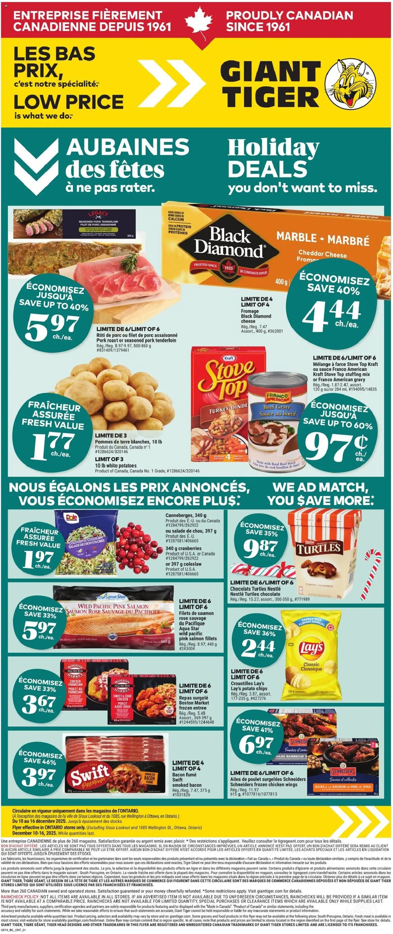 Giant Tiger flyer from 10.12.2025 Circulaire (2025-12-10 - 2025-12-16) | 1