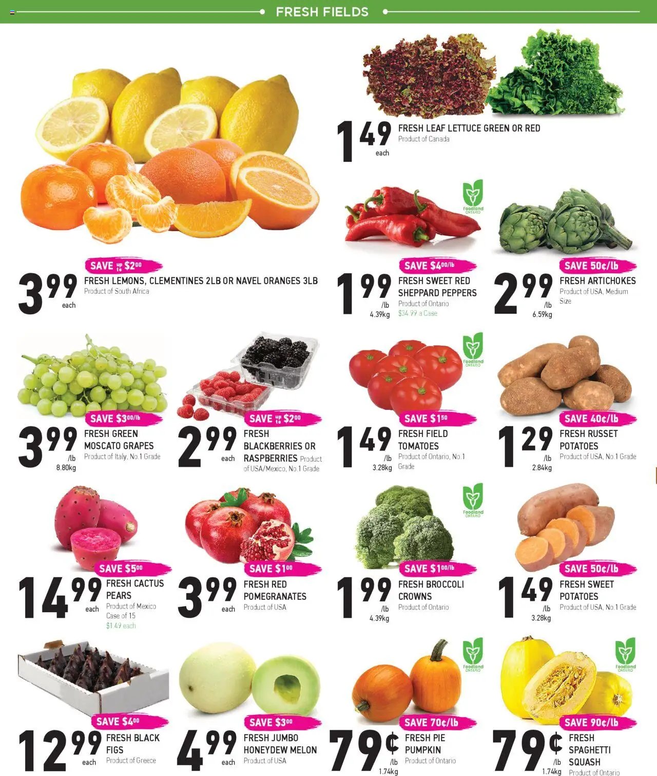 Coppas Fresh Market flyer from 25.09.2025 Weekly flyer / circulaire