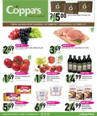 Coppas Fresh Market flyer from 16.10.2025 Weekly flyer / circulaire