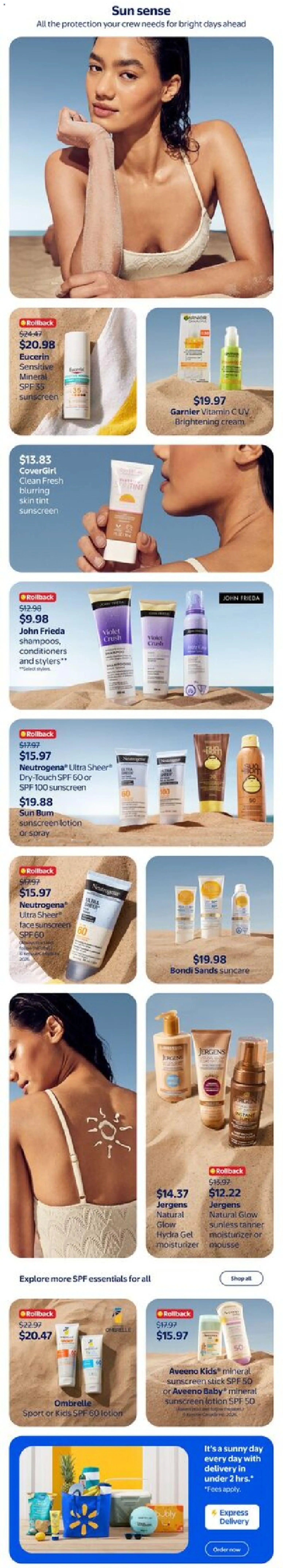 Walmart flyer from 07.05.2026 Walmart flyer - Make summera splash! (2026-05-07 - 2026-06-03) | 5