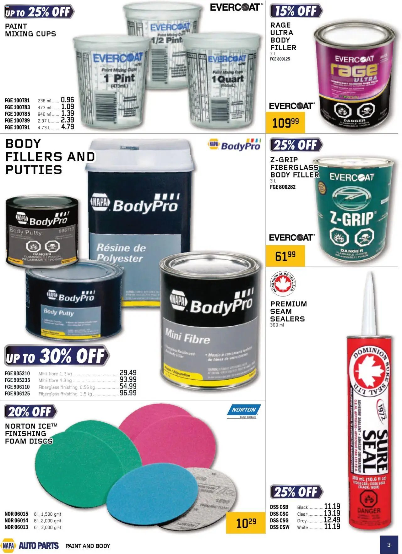 NAPA Auto Parts flyer from 01.10.2025 CMAX Catalog