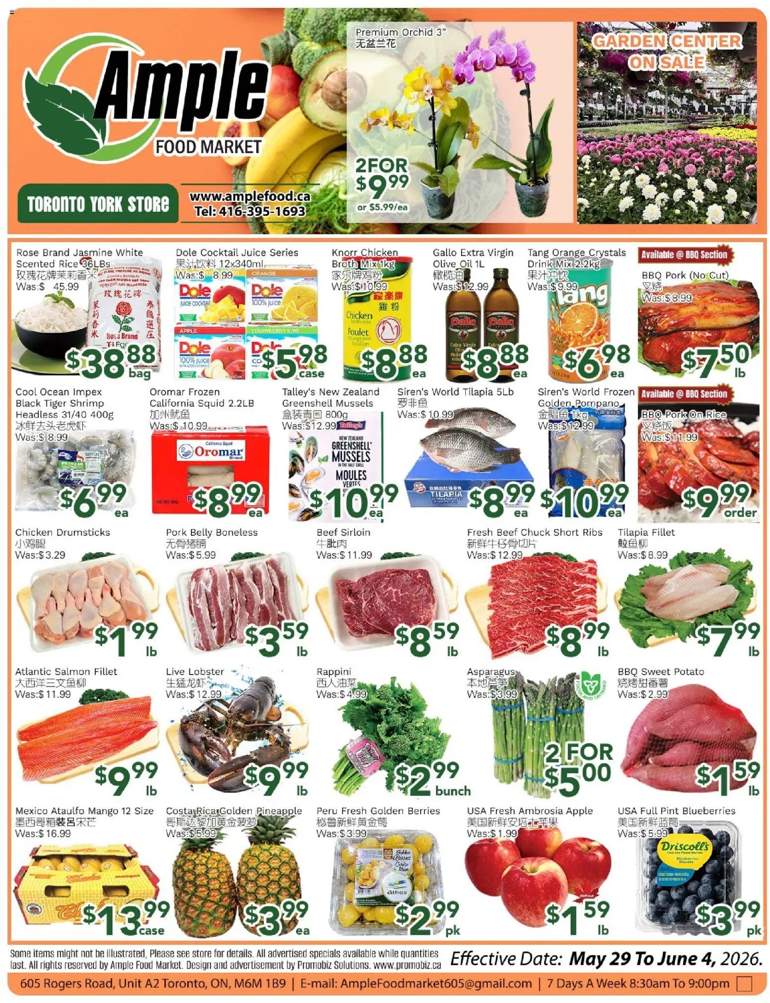 Ample Food Market flyer from 29.05.2026 Ample Food Market weekly flyer Toronto York