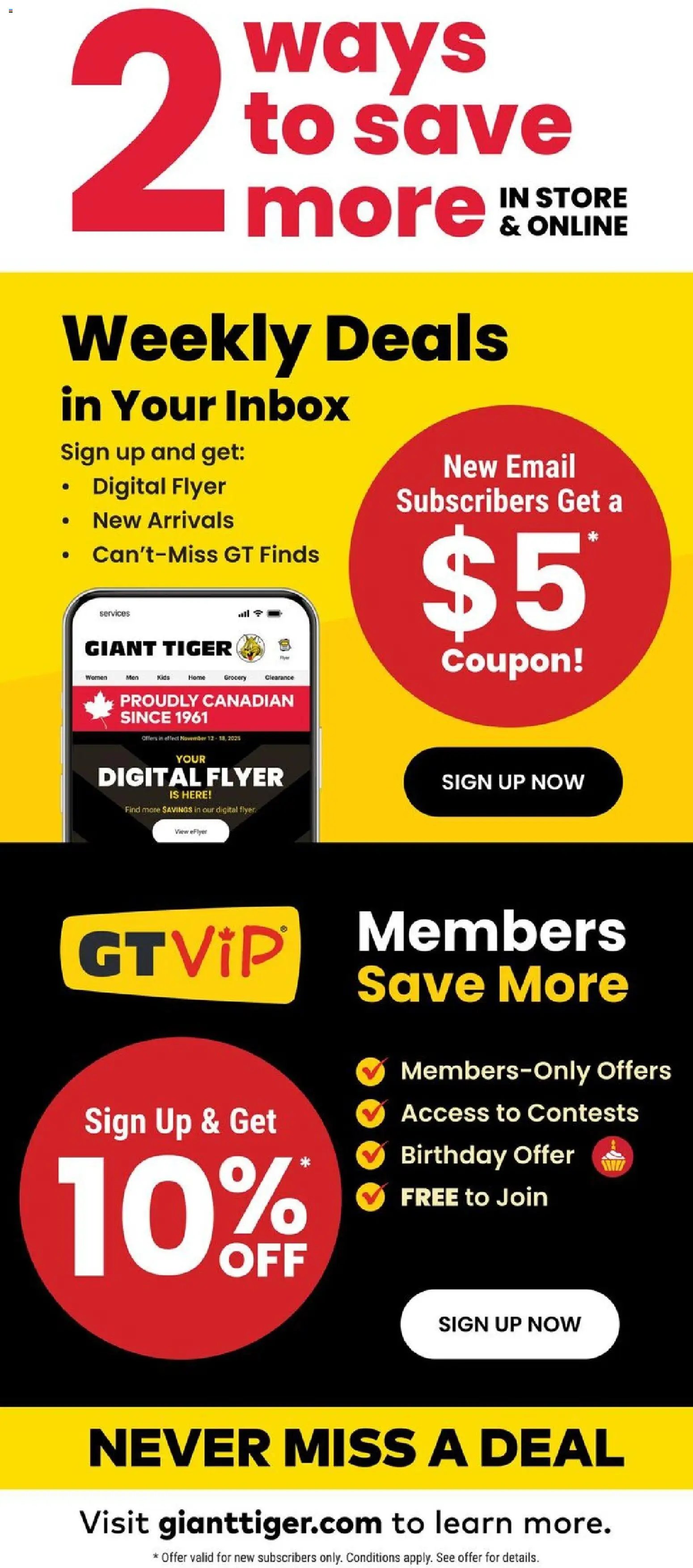 Giant Tiger flyer from 15.04.2026 Giant Tiger Weekly Flyer (2026-04-15 - 2026-04-21) | 14