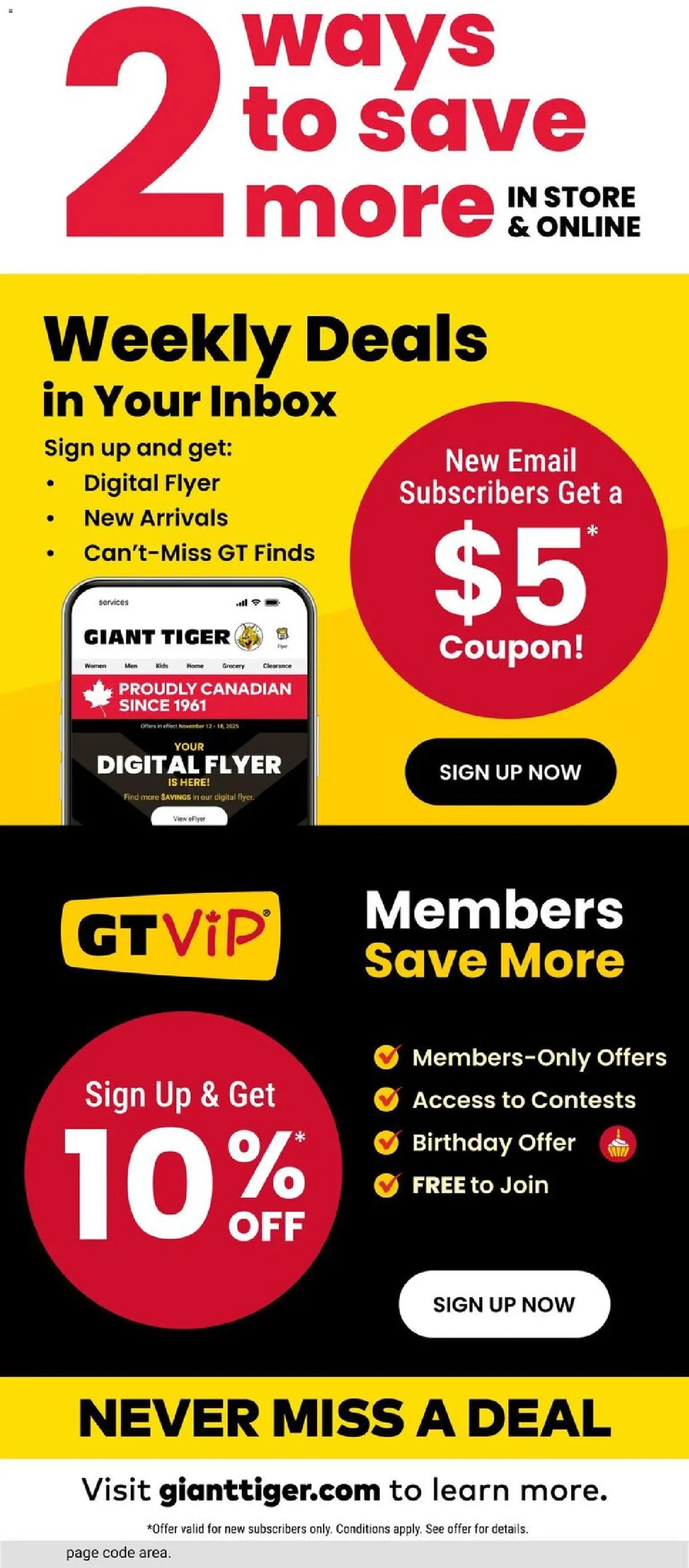 Giant Tiger flyer from 18.03.2026 Weekly Flyer (2026-03-18 - 2026-03-24) | 14