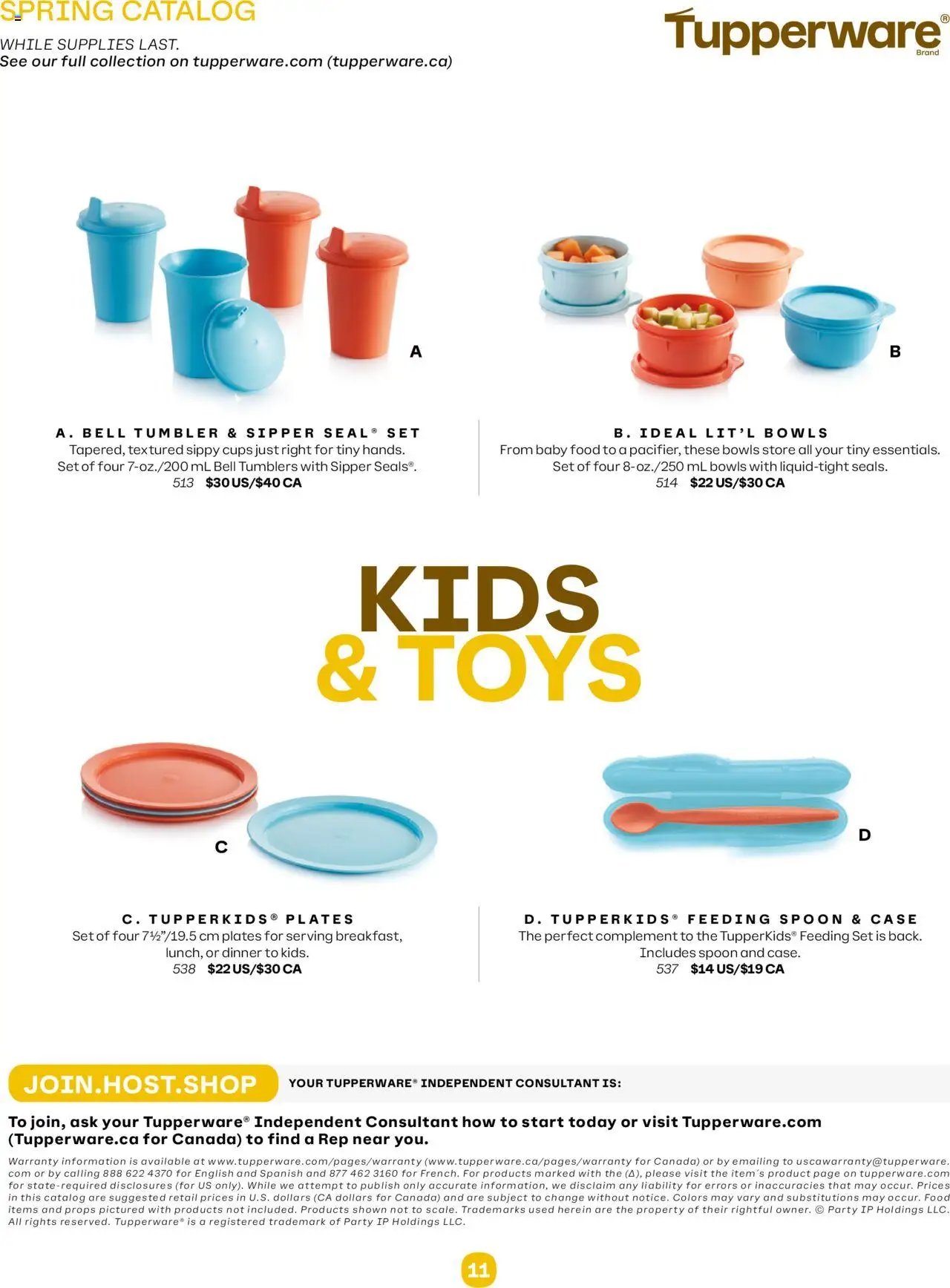 Tupperware flyer from 01.04.2025 Spring Catalog