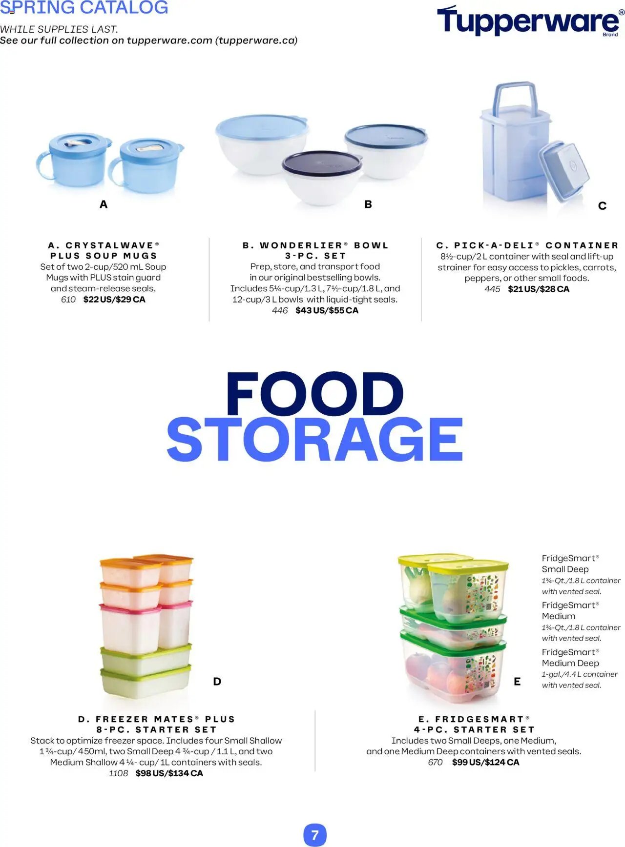 Tupperware flyer from 01.04.2025 Spring Catalog