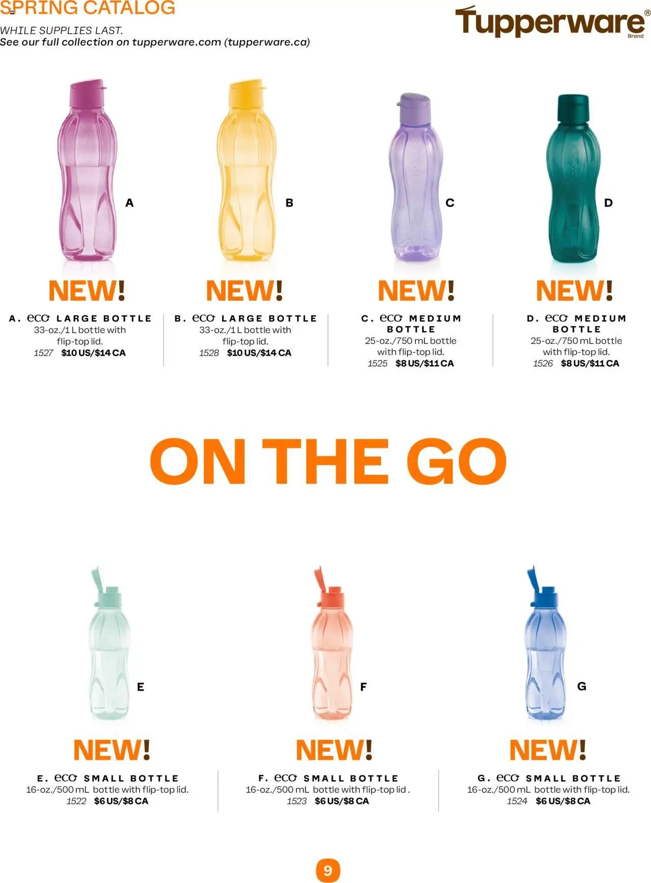Tupperware flyer from 01.04.2025 Spring Catalog