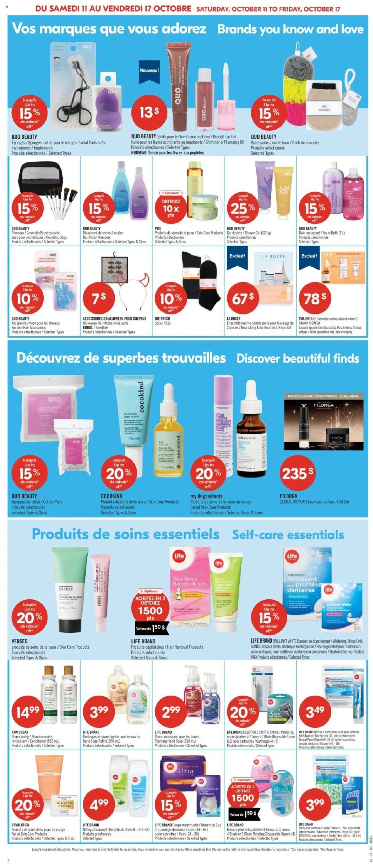 Pharmaprix flyer from 11.10.2025 Weekly flyer / circulaire