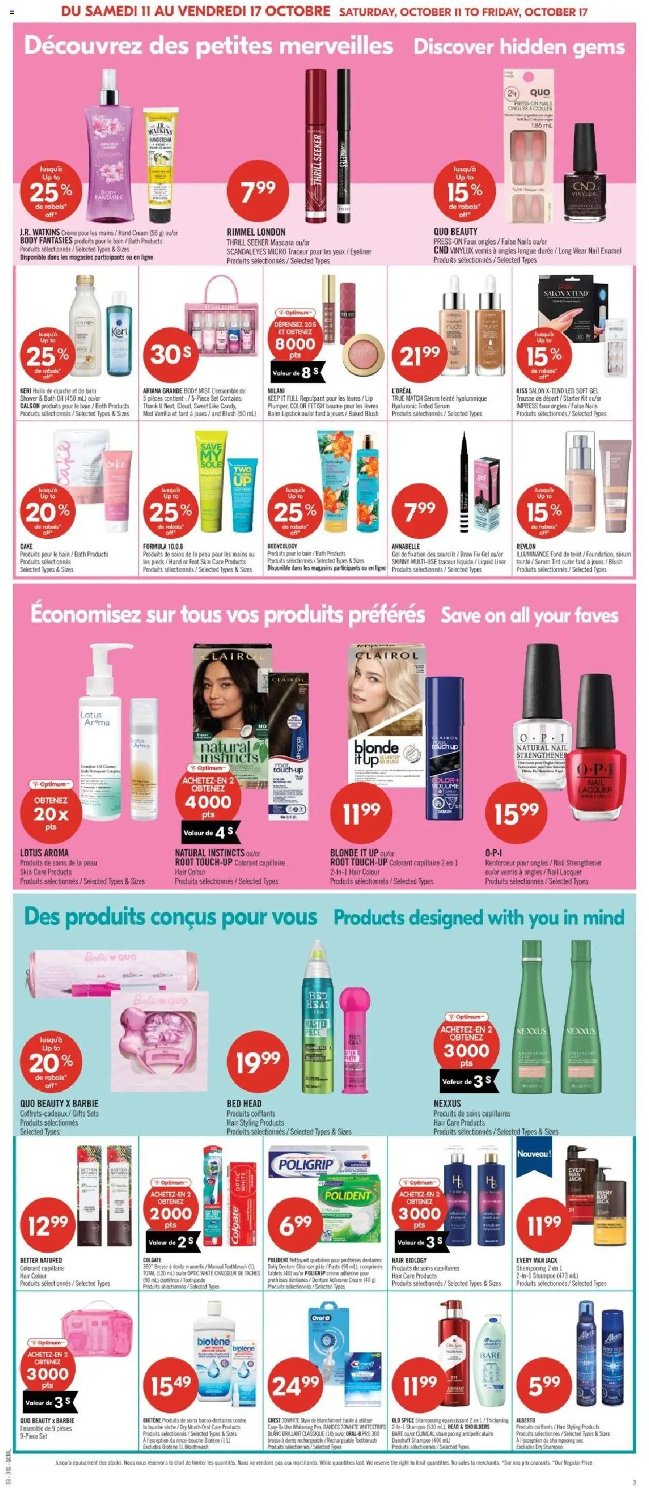 Pharmaprix flyer from 11.10.2025 Weekly flyer / circulaire