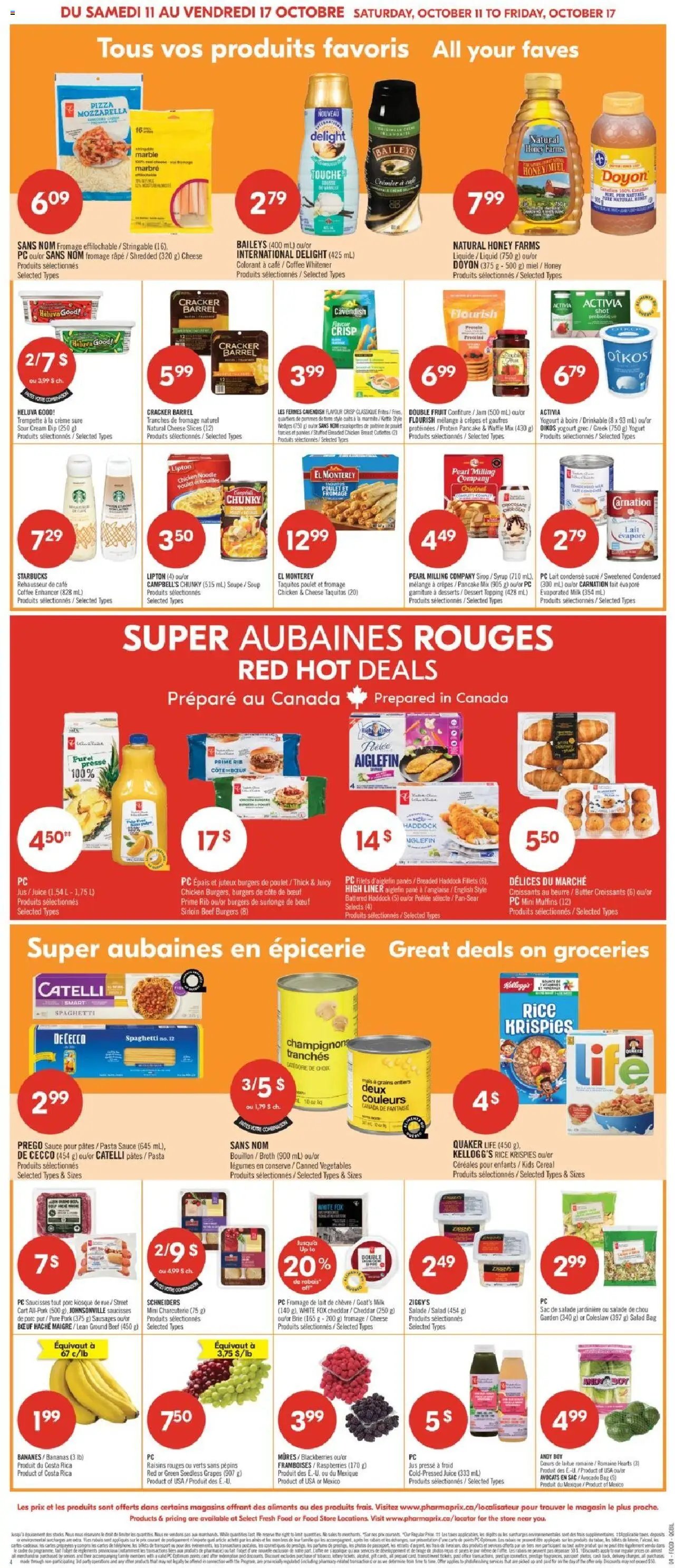 Pharmaprix flyer from 11.10.2025 Weekly flyer / circulaire