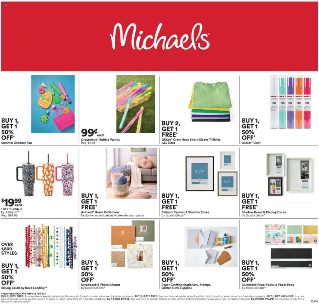 Michaels flyer from 25.07.2025 Weekly flyer / circulaire