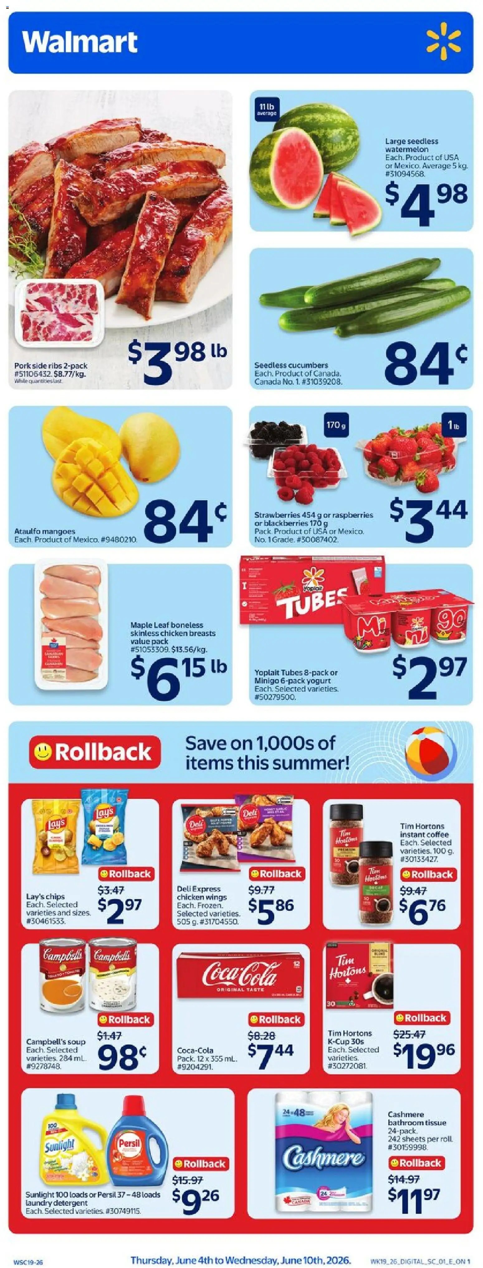 Walmart flyer from 04.06.2026 Walmart weekly flyer
