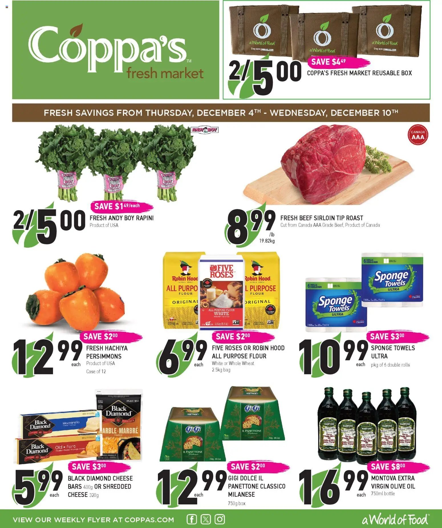 Coppas Fresh Market flyer from 04.12.2025 Weekly flyer / circulaire
