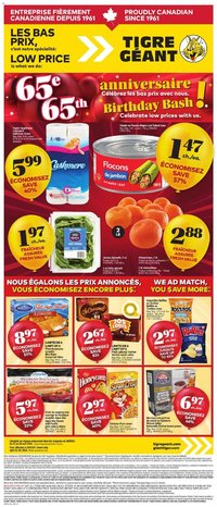 Giant Tiger flyer from 22.04.2026 Giant Tiger weekly flyer / circulaire