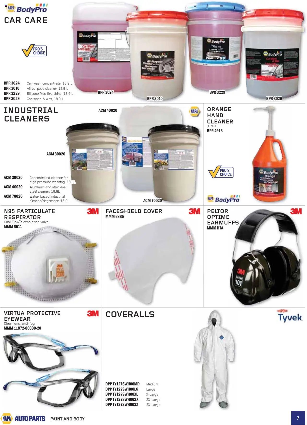 NAPA Auto Parts flyer from 01.07.2025 CMAX Catalog