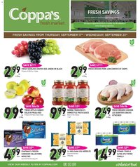 Coppas Fresh Market flyer from 17.09.2026 Coppas Fresh Market weekly flyer / circulaire
