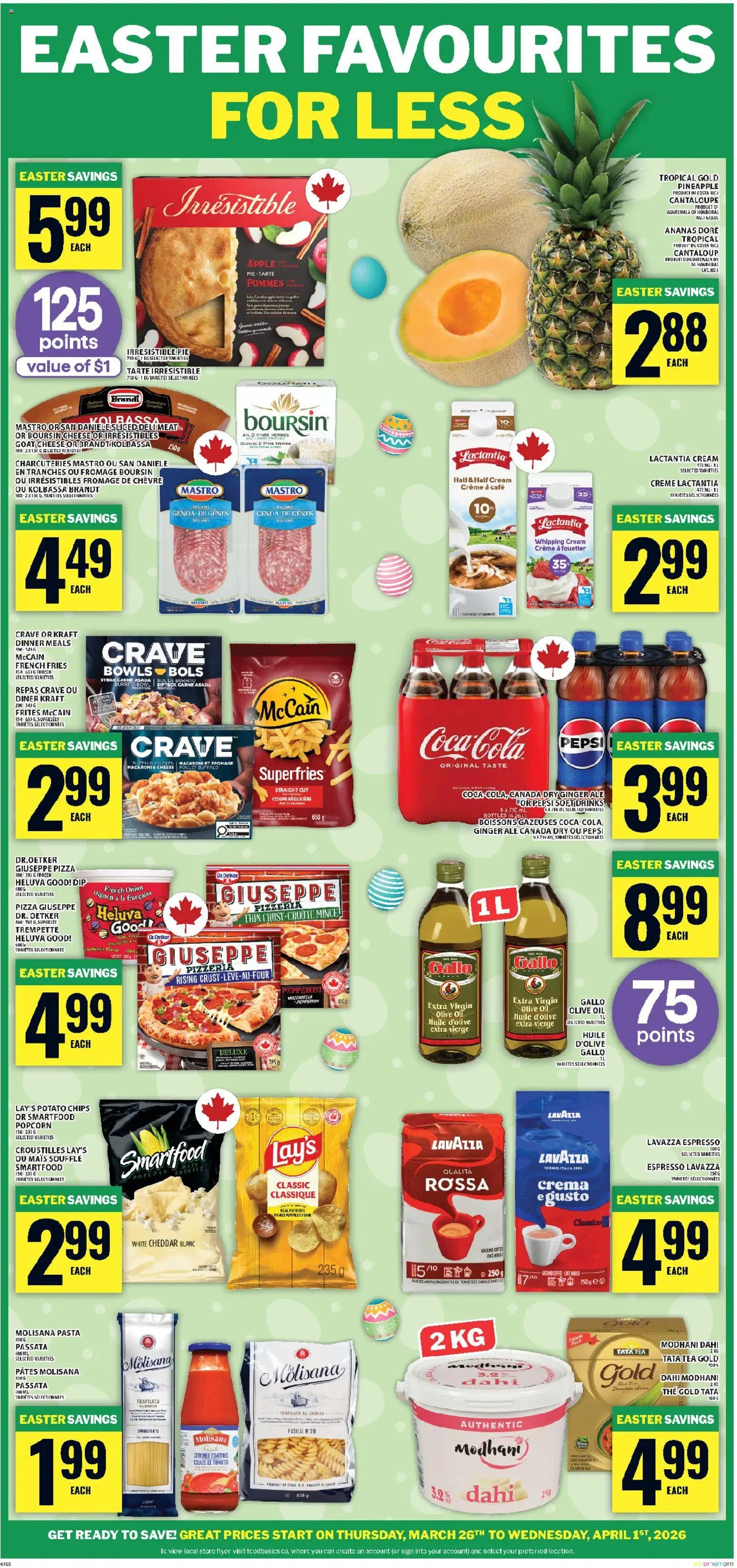 Food Basics flyer from 26.03.2026 Food Basics weekly flyer - Kanata