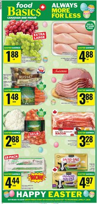 Food Basics flyer from 26.03.2026 Food Basics weekly flyer - Kanata