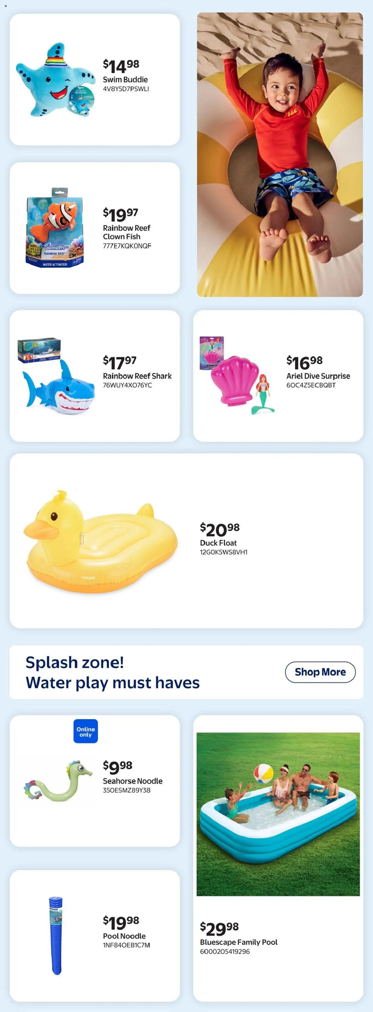 Walmart flyer from 04.06.2026 Walmart flyer - Make summer a splash!
