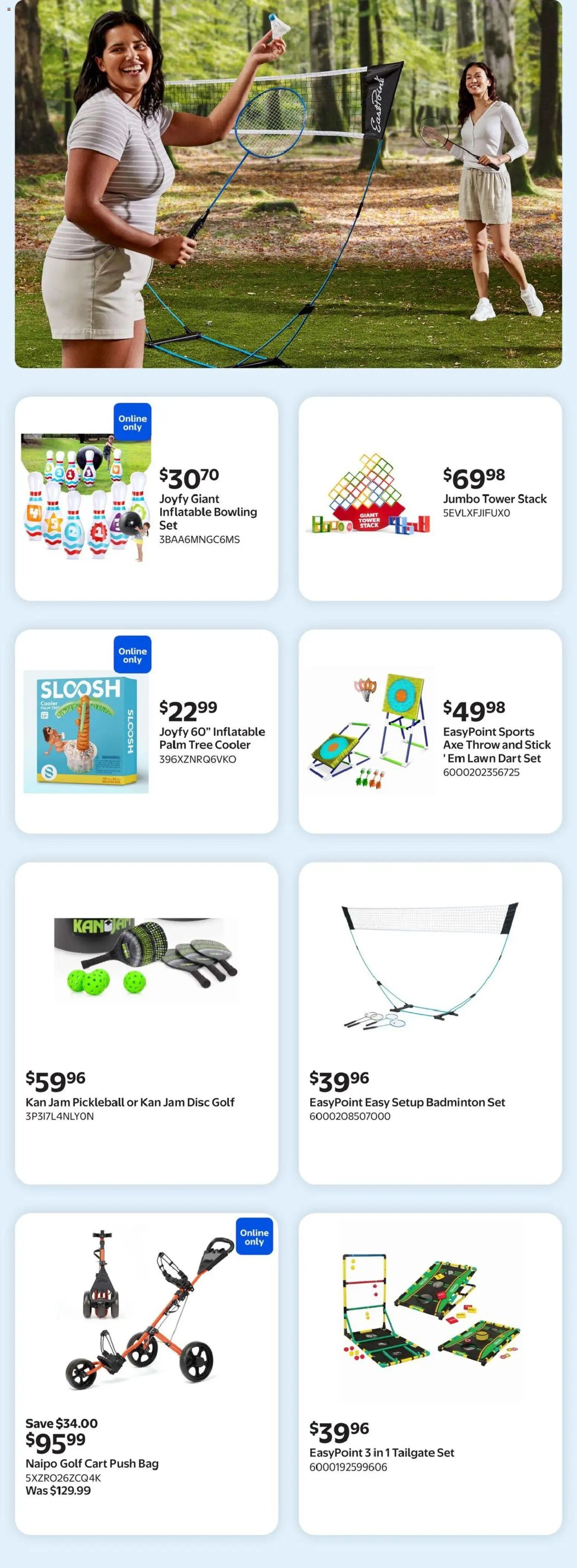 Walmart flyer from 04.06.2026 Walmart flyer - Make summer a splash!