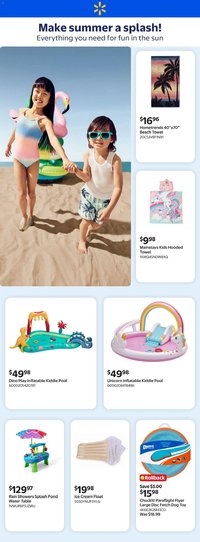 Walmart flyer from 04.06.2026 Walmart flyer - Make summer a splash!