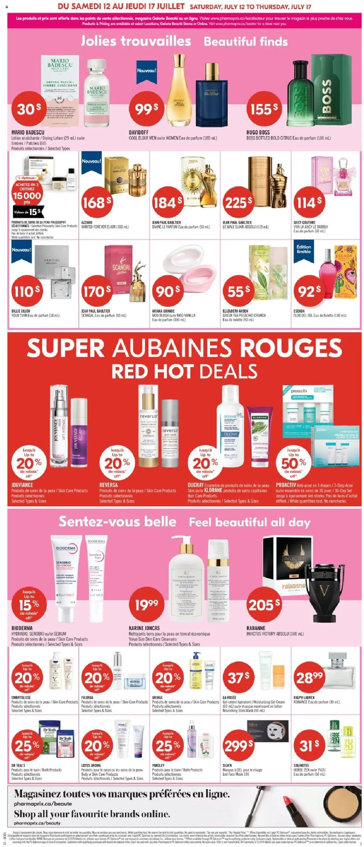Pharmaprix flyer from 12.07.2025 Weekly flyer / circulaire